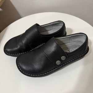 Alegria Black Platform Clogs - Wide Toe box - Deliah Upgrade